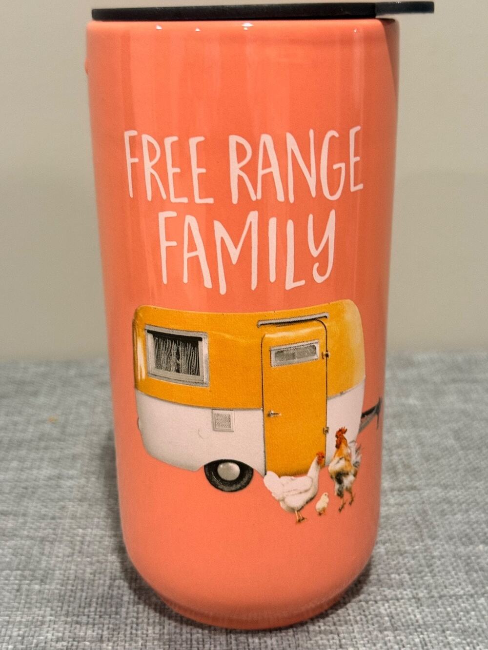 Travel coffee mug for the chicken lover and those who like camping